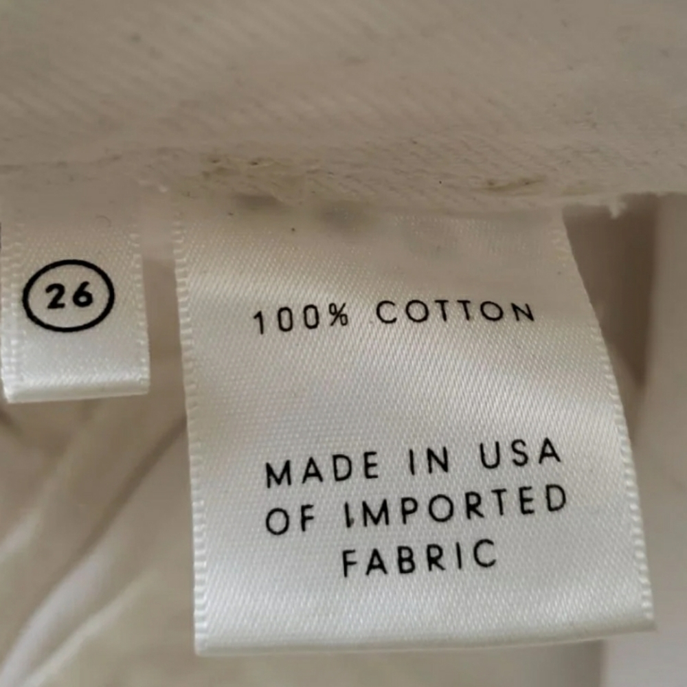 Grlfrnd White Karolina Flag Jeans 26 - Picture 4 of 9